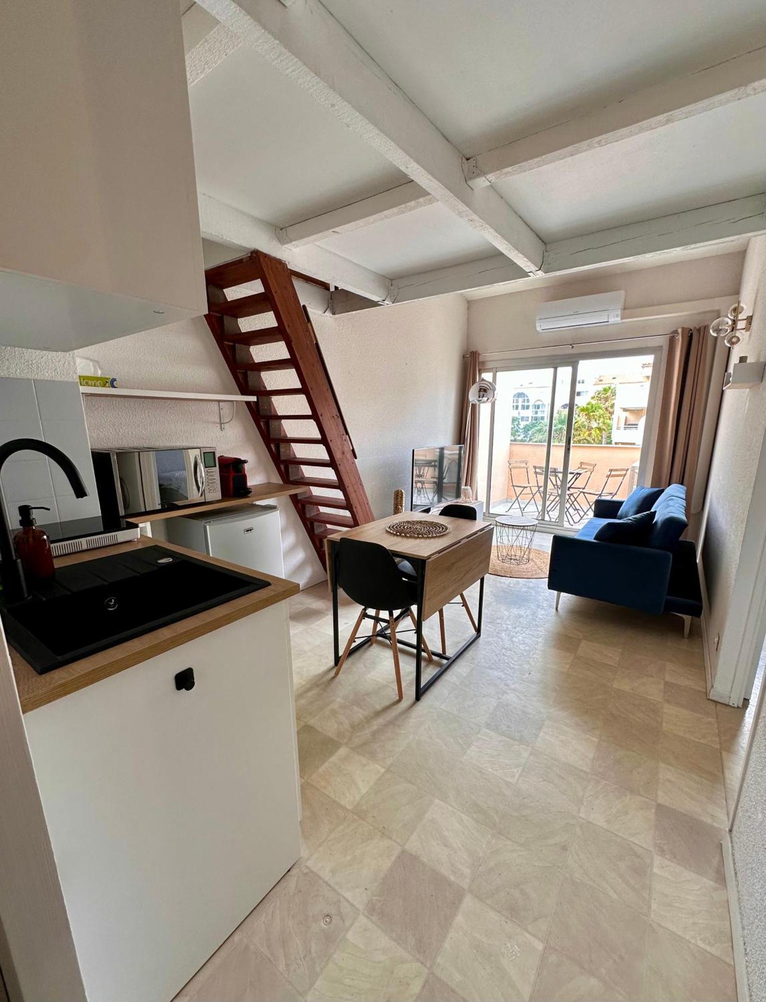 Evasion Setoise - Appartement Avec Balcon Vue Marina, Climatise, Parking - Situe A 200M De La Plage Sete Bagian luar foto